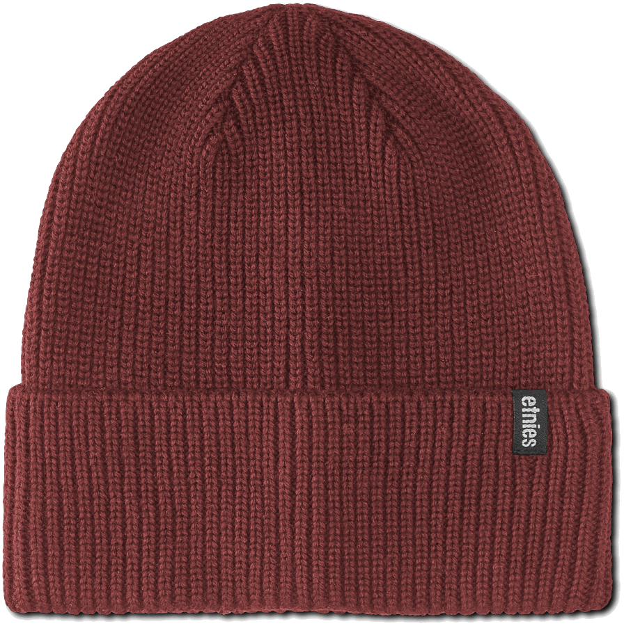 Sjablongklemme Beanie Burgunder Etnies Norge